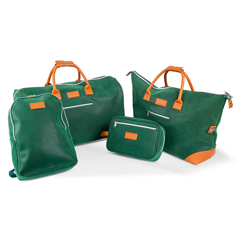 Unisex Green Full-set Premium Travel Tote taske